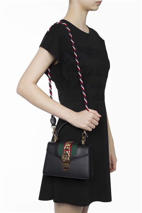 470270 gucci|Gucci Ladies Sylvie Leather Mini Bag 470270 D4ZAG 8015.